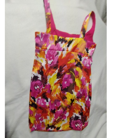 Ronni Nicole Women's Floral Print Dress Sleeveless Party Cocktail Multicolor 12P - Picture 4 of 11